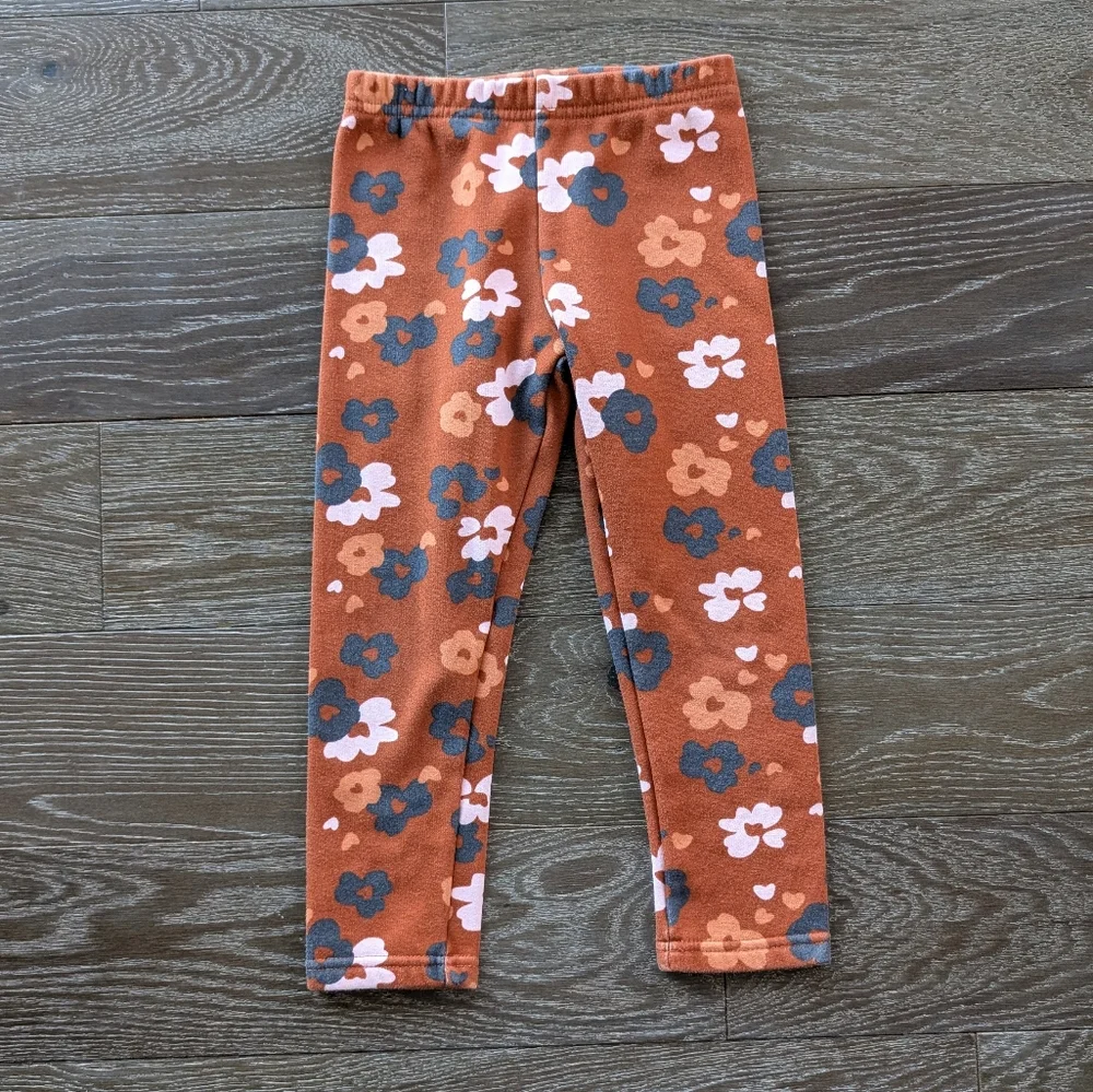 Carter's Fleece Leggings Lot Of 3 Size 5